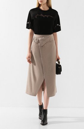 Женская юбка 3.1 PHILLIP LIM бежевого цвета по цене 33850 руб., арт. P191-3912WFB | Фото 2 Женская юбка 3.1 PHILLIP LIM бежевого цвета, арт. P191-3912WFB | Фото 2