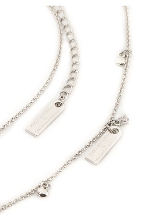 Женское ожерелье layer SWAROVSKI серебряного цвета по цене 16880 руб., арт. 5509171 | Фото 2 Женское ожерелье layer SWAROVSKI серебряного цвета, арт. 5509171 | Фото 2