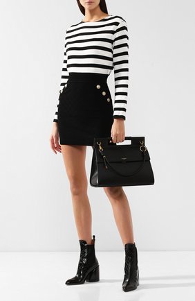 Женская сумка whip large GIVENCHY черная цвета, арт. BB509BB0JT купить в ЦУМ | Фото №2 Сумка Whip large Givenchy черная цвета | Фото №2
