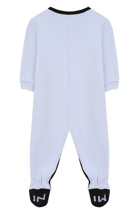 Детский хлопковый комбинезон GIVENCHY голубого цвета по цене 15750 руб., арт. H97046 | Фото 2 Детский хлопковый комбинезон GIVENCHY голубого цвета, арт. H97046 | Фото 2