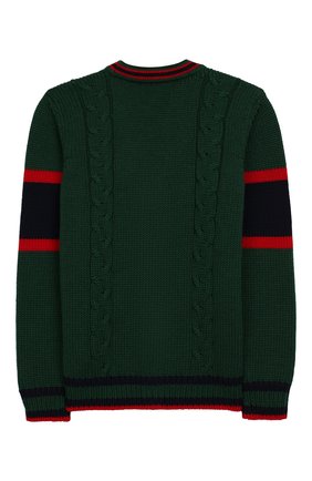 Детский шерстяной кардиган GUCCI зеленого цвета по цене 45600 руб., арт. 512524/X1577 | Фото 2 Детский шерстяной кардиган GUCCI зеленого цвета, арт. 512524/X1577 | Фото 2 (Рукава: Длинные; Материал внешний: Шерсть; Мальчики Кросс-КТ: Кардиган-одежда; Статус проверки: Проверена категория; Ростовка одежда: 10 - 11 лет | 140 - 146см, 12 лет | 152 см, 4 года | 104 см, 5 лет | 110 см, 6 лет | 116 см, 8 лет | 128 см)