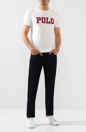 Мужские джинсы POLO RALPH LAUREN темно-синего цвета по цене 16850 руб., арт. 710749932 | Фото 2 Мужские джинсы POLO RALPH LAUREN темно-синего цвета, арт. 710749932 | Фото 2