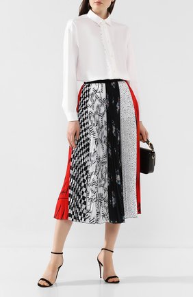 Женская хлопковая рубашка REDVALENTINO белого цвета по цене 27650 руб., арт. SR0AB1Z0/0ES | Фото 2 Женская хлопковая рубашка REDVALENTINO белого цвета, арт. SR0AB1Z0/0ES | Фото 2