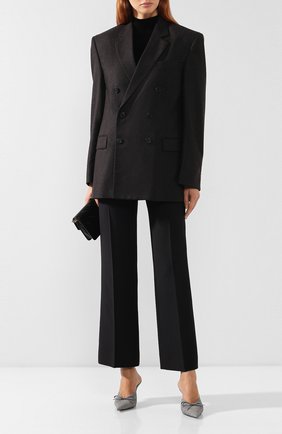 Женский шерстяной жакет BALENCIAGA серого цвета по цене 237000 руб., арт. 583828/TFU06 | Фото 2 Женский шерстяной жакет BALENCIAGA серого цвета, арт. 583828/TFU06 | Фото 2