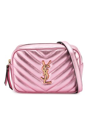 Женская поясная сумка lou SAINT LAURENT розового цвета по цене 68200 руб., арт. 534817/09E0W | Фото 5 Женская поясная сумка lou SAINT LAURENT розового цвета, арт. 534817/09E0W | Фото 5