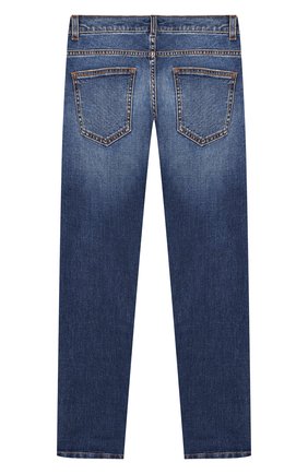 Детские джинсы BALMAIN синего цвета по цене 40950 руб., арт. 6L6570/LA820/12-16 | Фото 2 Детские джинсы BALMAIN синего цвета, арт. 6L6570/LA820/12-16 | Фото 2 (Статус проверки: Проверено, Проверена категория; Материал внешний: Хлопок; Детали: Потертости; Ростовка одежда: 12 лет | 152 см, 13 - 15 лет | 158 см, 16 лет | 164 см)