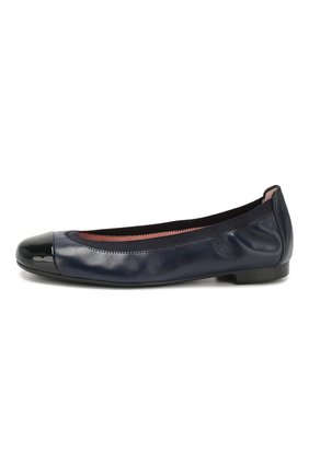 Детские кожаные балетки PRETTY BALLERINAS синего цвета по цене 9900 руб., арт. 37.190/SHADE/C0T0N | Фото 2 Детские кожаные балетки PRETTY BALLERINAS синего цвета, арт. 37.190/SHADE/C0T0N | Фото 2