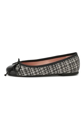 Детские балетки PRETTY BALLERINAS черного цвета по цене 7995 руб., арт. 36.658/C0T0N/LELES | Фото 2 Детские балетки PRETTY BALLERINAS черного цвета, арт. 36.658/C0T0N/LELES | Фото 2