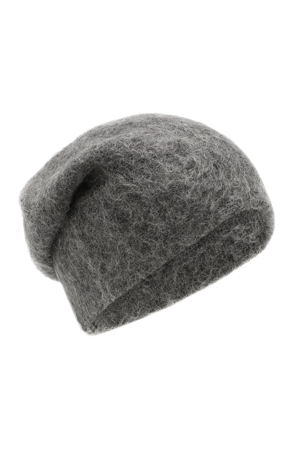 Женская шапка TAK.ORI серого цвета, арт. HTK50022WM050AW19 | Фото 1 (Материал: Текстиль, Шерсть, Синтетический материал; Статус проверки: Проверено, Проверена категория)