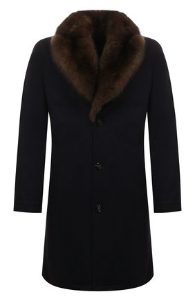 Мужской кашемировое пальто KITON темно-синего цвета по цене 1665000 руб., арт. UW0618MV03S28 | Фото 1 Мужской кашемировое пальто KITON темно-синего цвета, арт. UW0618MV03S28 | Фото 1 (Материал утеплителя: Натуральный мех; Рукава: Длинные; Материал внешний: Шерсть, Кашемир; Статус проверки: Проверена категория; Длина (верхняя одежда): До колена, До середины бедра; Мужское Кросс-КТ: Верхняя одежда, пальто-верхняя одежда; Стили: Классический)