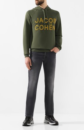 Мужские джинсы JACOB COHEN серого цвета по цене 29300 руб., арт. J620 C0MF 00733-W3 | Фото 2 Мужские джинсы JACOB COHEN серого цвета, арт. J620 C0MF 00733-W3 | Фото 2