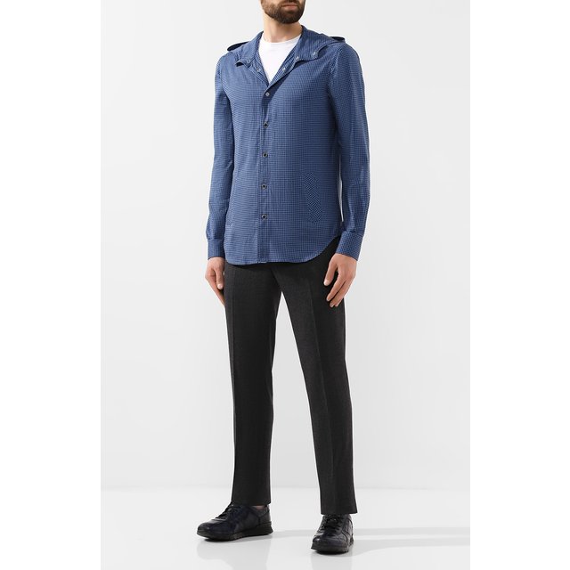 фото Кроссовки из кожи крокодила kiton