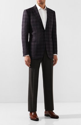 Мужской шерстяные брюки TOM FORD коричневого цвета по цене 68200 руб., арт. 611R63/610043 | Фото 2 Мужской шерстяные брюки TOM FORD коричневого цвета, арт. 611R63/610043 | Фото 2