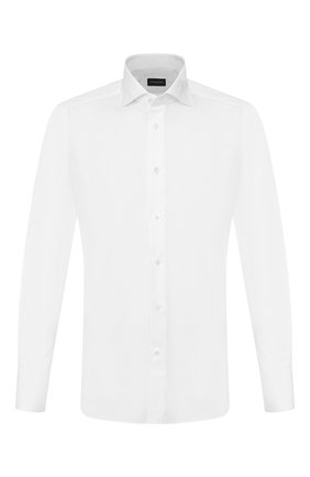 Мужская хлопковая сорочка ERMENEGILDO ZEGNA белого цвета по цене 25050 руб., арт. 604010/9MS0BA | Фото 1 Мужская хлопковая сорочка ERMENEGILDO ZEGNA белого цвета, арт. 604010/9MS0BA | Фото 1