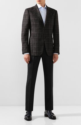 Мужская хлопковая сорочка ERMENEGILDO ZEGNA светло-голубого цвета по цене 20750 руб., арт. 604011/9MS0BA | Фото 2 Мужская хлопковая сорочка ERMENEGILDO ZEGNA светло-голубого цвета, арт. 604011/9MS0BA | Фото 2