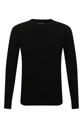 Мужская лонгслив из вискозы GIORGIO ARMANI черного цвета по цене 29450 руб., арт. 3GST51/SJP4Z | Фото 1 Мужская лонгслив из вискозы GIORGIO ARMANI черного цвета, арт. 3GST51/SJP4Z | Фото 1 (Статус проверки: Проверено, Проверена категория; Рукава: Длинные; Длина (для топов): Стандартные; Принт: Без принта; Стили: Кэжуэл; Мужское Кросс-КТ: Лонгслив-одежда; Материал внешний: Вискоза)