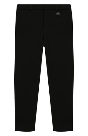 Детского брюки LANVIN черного цвета по цене 13350 руб., арт. 4L6600/LC220/10-14 | Фото 1 Детского брюки LANVIN черного цвета, арт. 4L6600/LC220/10-14 | Фото 1