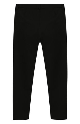Детского брюки LANVIN черного цвета по цене 13350 руб., арт. 4L6600/LC220/10-14 | Фото 2 Детского брюки LANVIN черного цвета, арт. 4L6600/LC220/10-14 | Фото 2