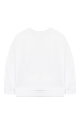 Детский хлопковый свитшот SONIA RYKIEL ENFANT белого цвета по цене 7160 руб., арт. 19W1FL16 | Фото 2 Детский хлопковый свитшот SONIA RYKIEL ENFANT белого цвета, арт. 19W1FL16 | Фото 2