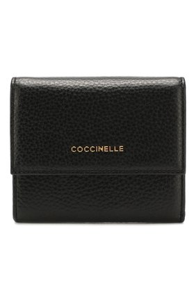 Женские кожаный кошелек COCCINELLE черного цвета по цене 9680 руб., арт. E2 EW5 11 96 01 | Фото 1 Женские кожаный кошелек COCCINELLE черного цвета, арт. E2 EW5 11 96 01 | Фото 1