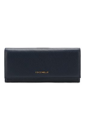Женские кожаное портмоне с клапаном COCCINELLE синего цвета по цене 10950 руб., арт. E2 EW5 11 45 01 | Фото 1 Женские кожаное портмоне с клапаном COCCINELLE синего цвета, арт. E2 EW5 11 45 01 | Фото 1