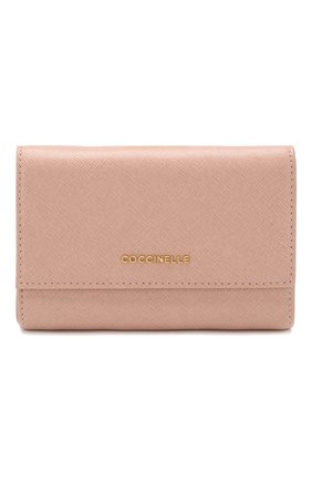 Женские кожаный кошелек с клапаном COCCINELLE розового цвета по цене 12100 руб., арт. E2 EW1 11 66 01 | Фото 1 Женские кожаный кошелек с клапаном COCCINELLE розового цвета, арт. E2 EW1 11 66 01 | Фото 1