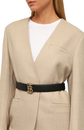 Женский кожаный ремень BURBERRY черного цвета по цене 37200 руб., арт. 8009784 | Фото 2 Женский кожаный ремень BURBERRY черного цвета, арт. 8009784 | Фото 2 (Статус проверки: Проверено, Проверена категория)