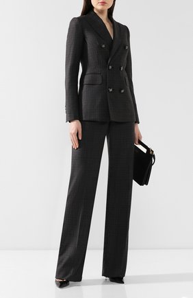 Женский шерстяной костюм DSQUARED2 темно-серого цвета по цене 127500 руб., арт. S75FT0168/S52041 | Фото 1 Женский шерстяной костюм DSQUARED2 темно-серого цвета, арт. S75FT0168/S52041 | Фото 1