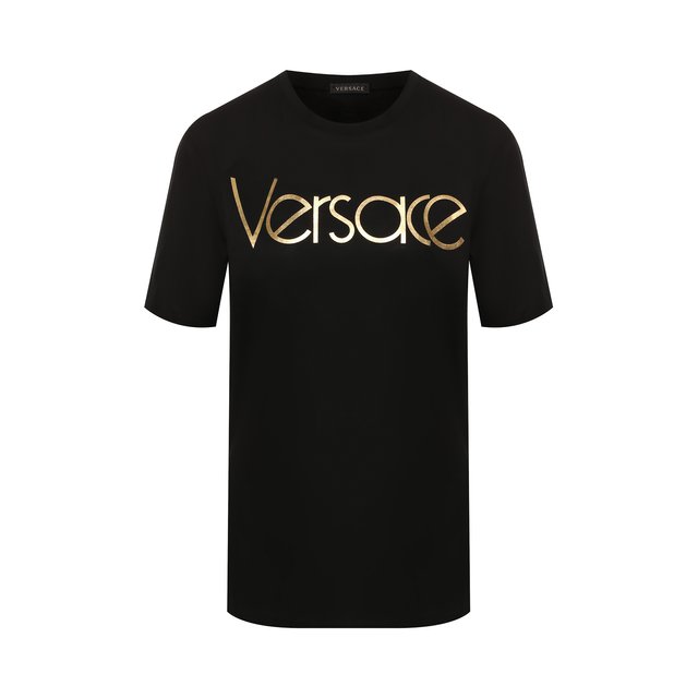 Хлопковая футболка Versace 10391490