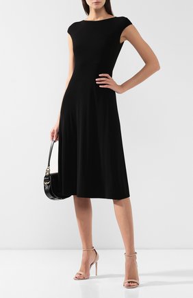 Женское платье из вискозы GIORGIO ARMANI черного цвета по цене 79950 руб., арт. 6GAA78/AJZWZ | Фото 2 Женское платье из вискозы GIORGIO ARMANI черного цвета, арт. 6GAA78/AJZWZ | Фото 2