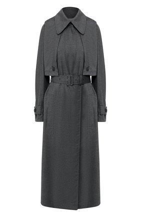 Женский плащ с поясом 3.1 PHILLIP LIM серого цвета по цене 74700 руб., арт. P191-8896WFB | Фото 1 Женский плащ с поясом 3.1 PHILLIP LIM серого цвета, арт. P191-8896WFB | Фото 1