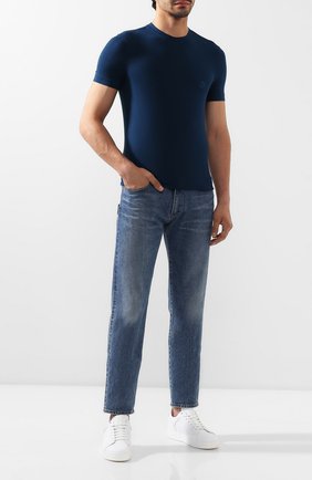 Мужские джинсы GIORGIO ARMANI синего цвета по цене 58300 руб., арт. 6GSJ67/SDR1Z | Фото 2 Мужские джинсы GIORGIO ARMANI синего цвета, арт. 6GSJ67/SDR1Z | Фото 2