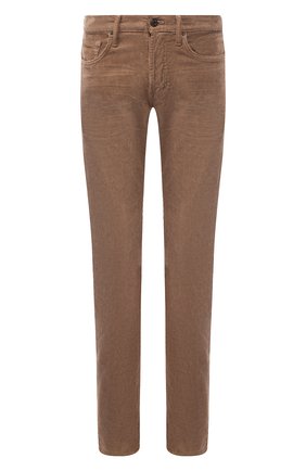 Мужские хлопковые брюки TOM FORD бежевого цвета, арт. BTJ19/TFD002 | Фото 1 (Материал внешний: Хлопок; Длина (брюки, джинсы): Стандартные; Случай: Повседневный; Стили: Кэжуэл; Силуэт М (брюки): Чиносы)