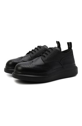 Мужские кожаные дерби ALEXANDER MCQUEEN черного цвета по цене 59450 руб., арт. 586200/WHX53 | Фото 1 Мужские кожаные дерби ALEXANDER MCQUEEN черного цвета, арт. 586200/WHX53 | Фото 1