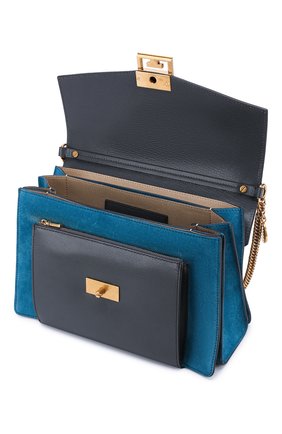 Женская сумка gv3 medium GIVENCHY серого цвета по цене 150500 руб., арт. BB501DB033 | Фото 4 Женская сумка gv3 medium GIVENCHY серого цвета, арт. BB501DB033 | Фото 4
