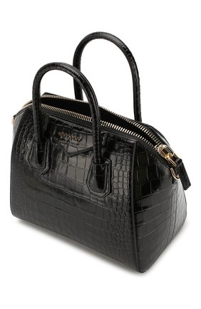 Женская сумка antigona mini GIVENCHY черная цвета, арт. BB500CB0LK купить в ЦУМ | Фото №4 Сумка Antigona mini Givenchy черная цвета | Фото №4