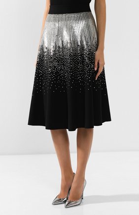 Женская черная юбка с пайетками Givenchy, арт. BW40AT4Z56 купить в ЦУМ | Фото №3 Юбка с пайетками Givenchy черная | Фото №3
