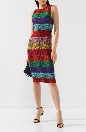 Женское платье из вискозы ALICE + OLIVIA разноцветного цвета по цене 24850 руб., арт. CC907P77511 | Фото 2 Женское платье из вискозы ALICE + OLIVIA разноцветного цвета, арт. CC907P77511 | Фото 2