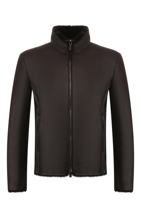 Мужская дубленка GIORGIO ARMANI коричневого цвета по цене 308500 руб., арт. 4SR13P/4SP19 | Фото 1 Мужская дубленка GIORGIO ARMANI коричневого цвета, арт. 4SR13P/4SP19 | Фото 1 (Длина (верхняя одежда): Короткие; Рукава: Длинные; Материал внешний: Натуральный мех; Мужское Кросс-КТ: Кожа и замша, Верхняя одежда; Стили: Кэжуэл)