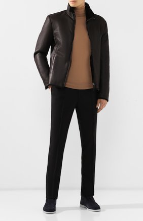 Мужская дубленка GIORGIO ARMANI коричневого цвета по цене 387000 руб., арт. 4SR13P/4SP19 | Фото 2 Мужская дубленка GIORGIO ARMANI коричневого цвета, арт. 4SR13P/4SP19 | Фото 2 (Длина (верхняя одежда): Короткие; Рукава: Длинные; Материал внешний: Натуральный мех; Мужское Кросс-КТ: Кожа и замша, Верхняя одежда; Стили: Кэжуэл; Статус проверки: Проверена категория)