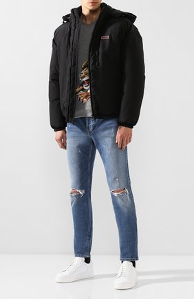Мужская куртка GIVENCHY черного цвета по цене 131500 руб., арт. BM00B9101E | Фото 2 Мужская куртка GIVENCHY черного цвета, арт. BM00B9101E | Фото 2