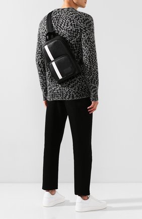 Мужской рюкзак sihorn BALLY черного цвета, арт. SIH0RN.0F/00 | Фото 2 (Материал: Резина, Пластик; Статус проверки: Проверена категория; Размер: medium; Стили: Классический)
