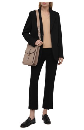 Женские кожаные пенни-лоферы LOEWE черного цвета по цене 59950 руб., арт. 453.29.237 | Фото 2 Женские кожаные пенни-лоферы LOEWE черного цвета, арт. 453.29.237 | Фото 2
