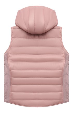 Детский двусторонний жилет с капюшоном GIORGETTI CASHMERE розового цвета по цене 34950 руб., арт. MB1370/8A-14A | Фото 2 Детский двусторонний жилет с капюшоном GIORGETTI CASHMERE розового цвета, арт. MB1370/8A-14A | Фото 2 (Статус проверки: Проверено, Проверена категория; Материал внешний: Шерсть, Кашемир; Девочки Кросс-КТ: Верхняя одежда; Рукава: Без рукавов; Девочки-школьная форма: Жилеты; Ростовка одежда: 10 - 11 лет | 140 - 146см, 12 лет | 152 см, 13 - 15 лет | 158 см, 8 лет | 128 см)