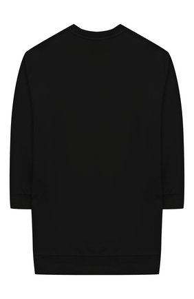 Детское хлопковое платье VERSACE черного цвета по цене 14250 руб., арт. YC000129/YA00078/8A-14A | Фото 2 Детское хлопковое платье VERSACE черного цвета, арт. YC000129/YA00078/8A-14A | Фото 2