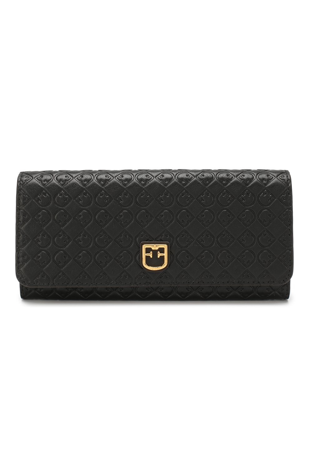 Женские кожаный кошелек FURLA черного цвета, арт. PCF5/R65 | Фото 1