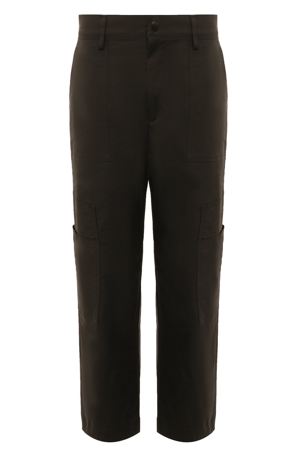 Мужские брюки VALENTINO черного цвета, арт. SV0REA65CKV | Фото 1 (Длина (брюки, джинсы): Стандартные; Случай: Повседневный; Материал внешний: Синтетический материал; Статус проверки: Проверена категория)