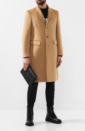 Мужская кожаная борсетка BURBERRY черного цвета по цене 72800 руб., арт. 8012464 | Фото 2 Мужская кожаная борсетка BURBERRY черного цвета, арт. 8012464 | Фото 2