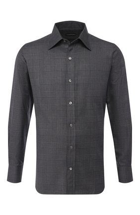 Мужская хлопковая сорочка TOM FORD синего цвета по цене 39650 руб., арт. 6FT227/94S1JE | Фото 1 Мужская хлопковая сорочка TOM FORD синего цвета, арт. 6FT227/94S1JE | Фото 1