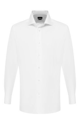 Мужская хлопковая сорочка ERMENEGILDO ZEGNA белого цвета по цене 27950 руб., арт. 9010319MS4BA | Фото 1 Мужская хлопковая сорочка ERMENEGILDO ZEGNA белого цвета, арт. 9010319MS4BA | Фото 1